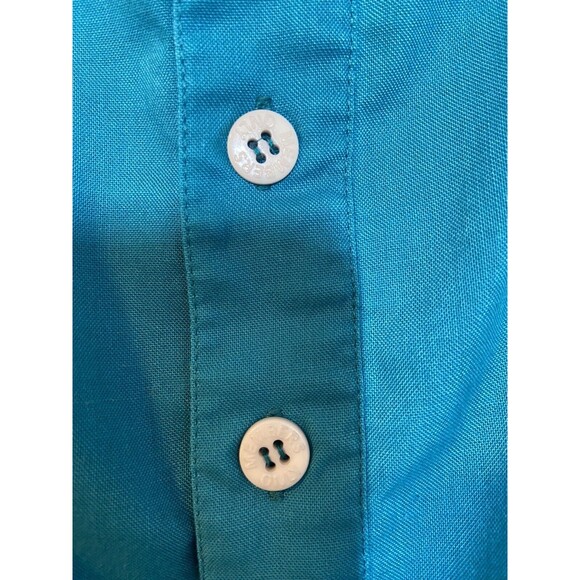 Vintage Members Only Shirt Men's Size‎ Large Green Pullover Single Stitch - Picture 6 of 12